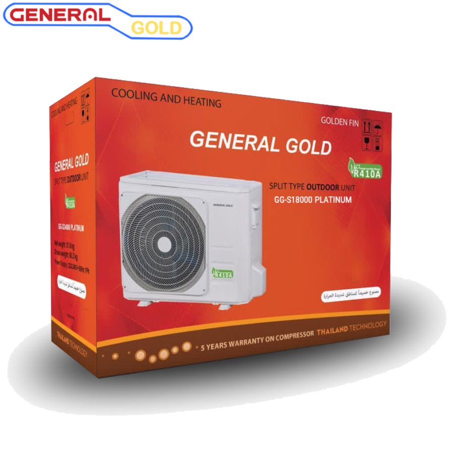 کولر گازی سرد و گرم 18000 جنرال گلد مدل GG-S18000 پلاتینیوم - Image 4