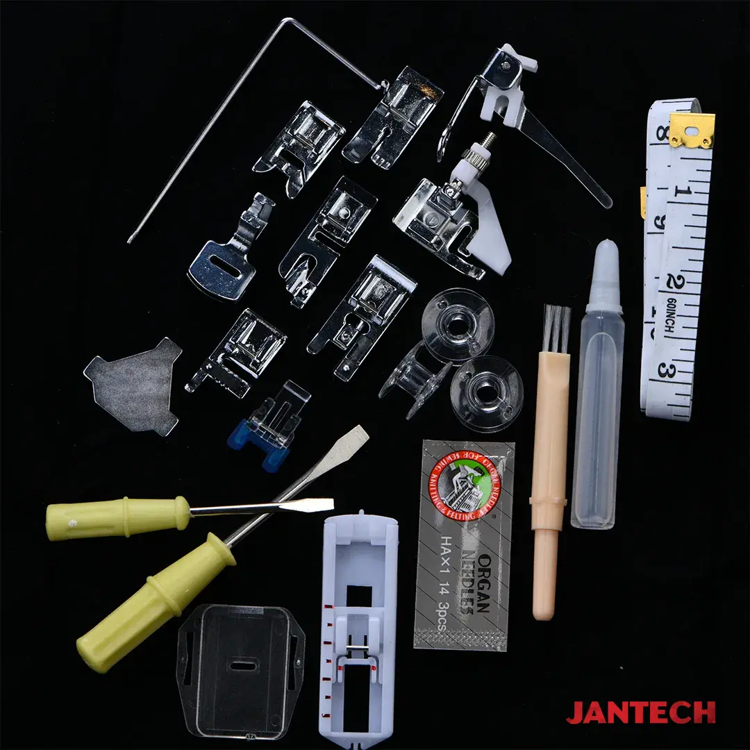 چرخ خیاطی جانتک سری SP باسوزن نخ کن و پایه اضافه مدل های 1212 و 7400 و 27000 - Image 11