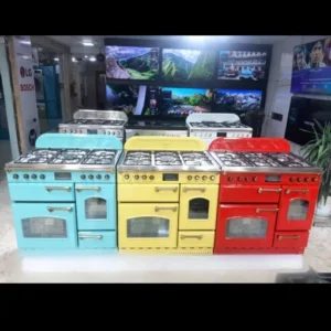 اجاق گاز 5 شعله 4 فر تاکنو (تکنو گاز) مدل فالکون رویه استیل