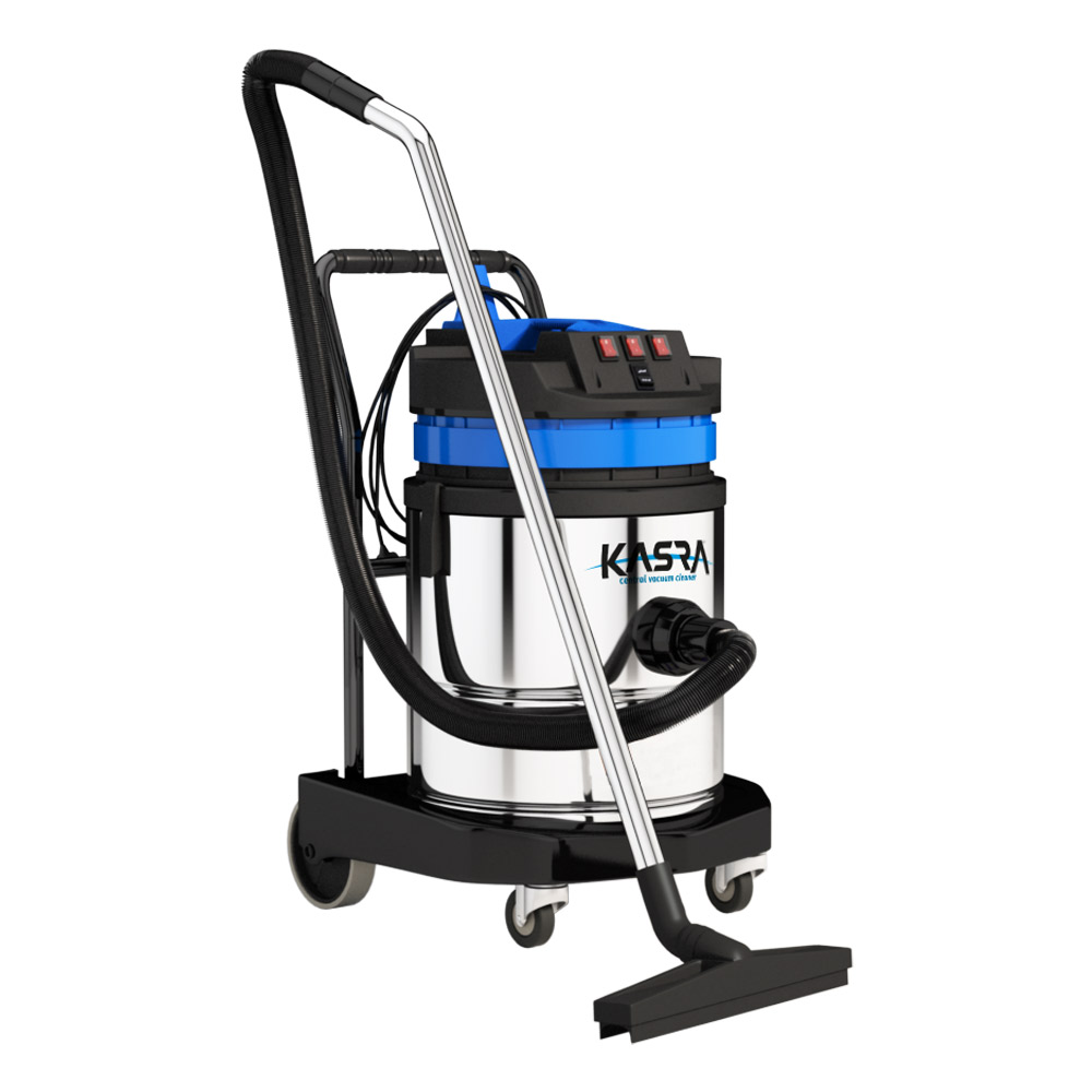 جاروبرقی نیمه صنعتی 40 لیتری کسری مدل پاندا سه موتوره اتوماتیک آب و خاک