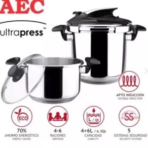 زودپز دوقلوی 4 و 6 لیتری AEC مدل 6040