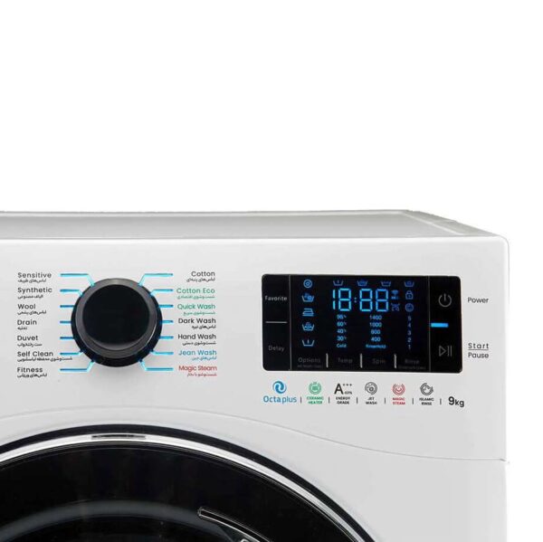 ماشین لباسشویی 9 کیلویی اسنوا سری اکتا پلاس مدل SWM-E92W و SWM-E92S - Image 7