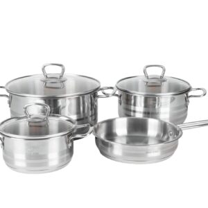 سرویس قابلمه 7 پارچه استیل پارس استیل مدل کارا