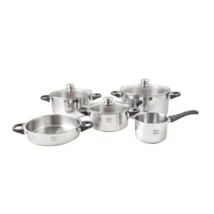 سرویس قابلمه 8 پارچه استیل پارس استیل دسته باکالیت