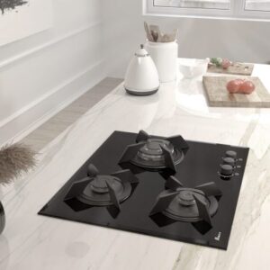 اجاق گاز صفحه ای شیشه ای 3 شعله بیمکث مدل 5015