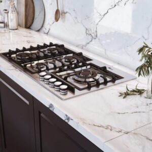 اجاق گاز صفحه ای 5 شعله استیل بیمکث مدل 5089