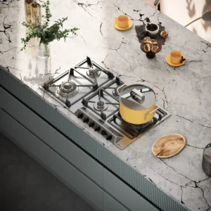 اجاق گاز صفحه ای 5 شعله استیل بیمکث مدل 5093
