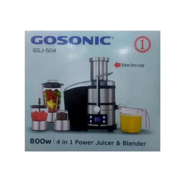 آبمیوه گیری چهار کاره گاسونیک مدلGSJ-504 - Image 7