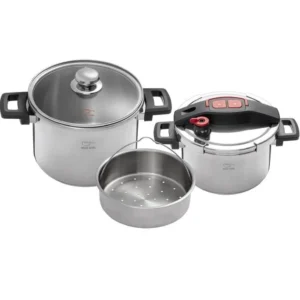 زودپز دوقلو 4 و 6 لیتری پارس استیل مدل کلیپسو