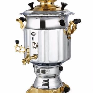 سماور گازی 6 لیتری عالی نسب مدل آتریس نفیس طلایی