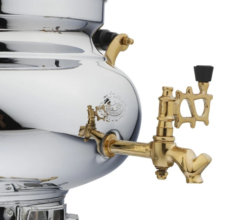 سماور گازی 5 لیتری عالی نسب مدل سیمینه نفیس طلایی - Image 2