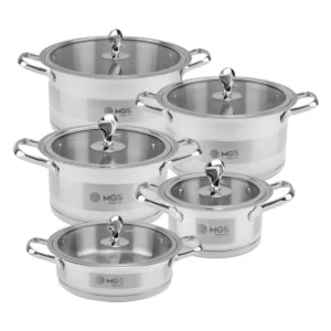 سرویس قابلمه 10 پارچه استیل MGS مدل CWS2111