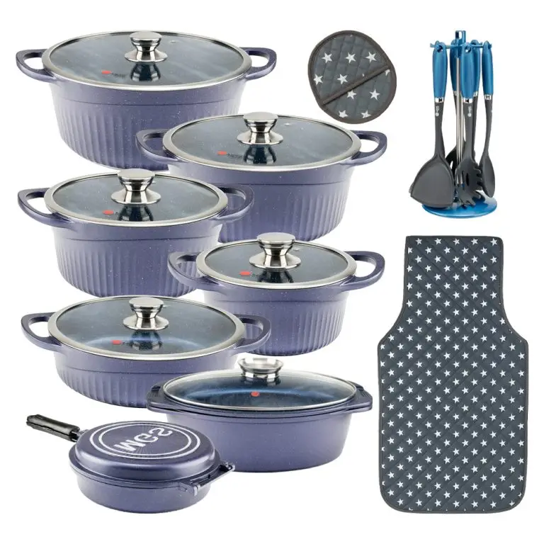 سرویس قابلمه 25 پارچه گرانیتی MGS طرح جرمنی D - Image 3