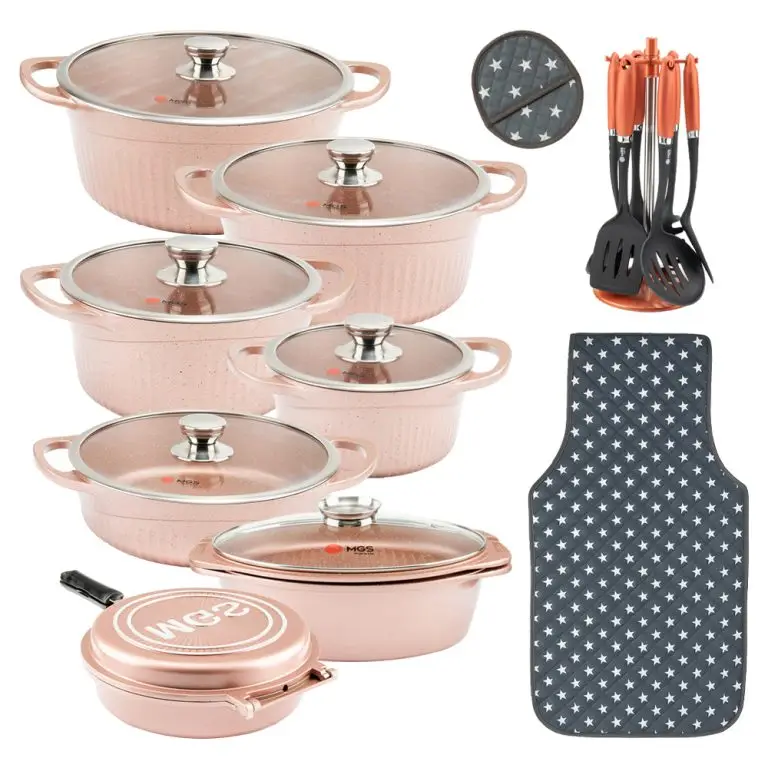 سرویس قابلمه 25 پارچه گرانیتی MGS طرح جرمنی D - Image 4