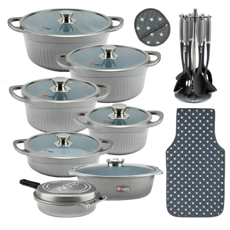 سرویس قابلمه 25 پارچه گرانیتی MGS طرح جرمنی D