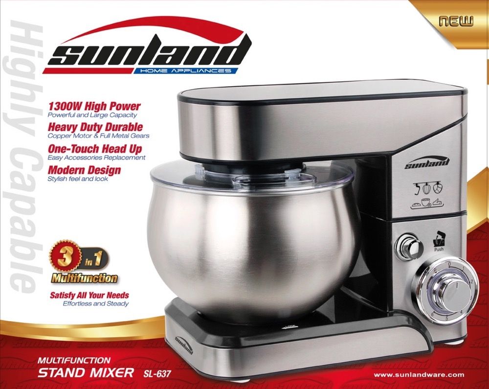 همزن برقی کاسه دار سانلند مدل SL-637 - Image 3